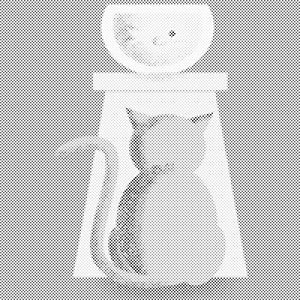 Katze und Beute - Dottingo