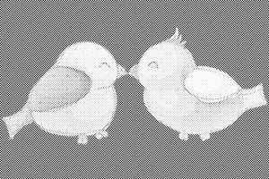 Verliebte Vögel - Dottingo