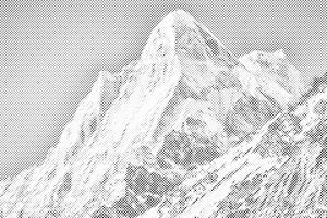Verschneite Berge - Dottingo