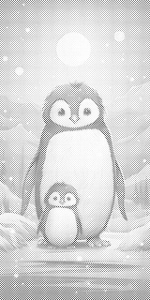 Niedliche Pinguine - Dottingo