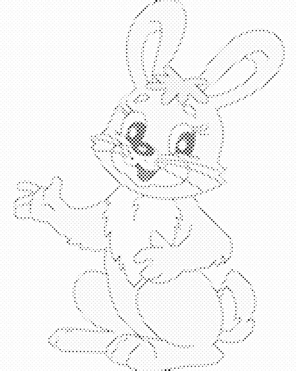 Freundlicher Hase - Dottingo