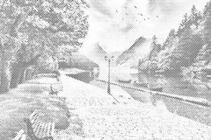 Grüner Park am Fluss - Dottingo