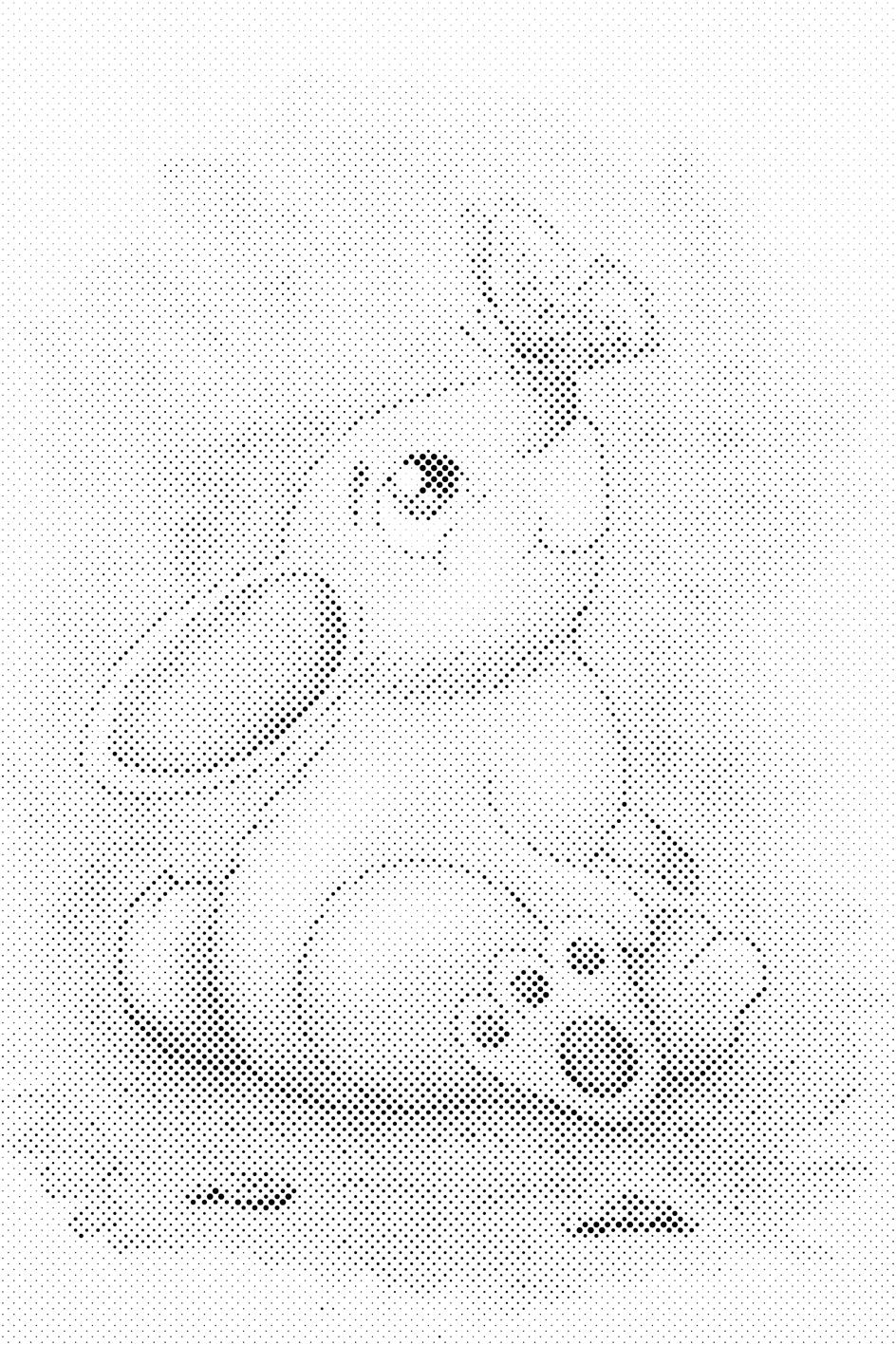 Ein Hase mit einem Schmetterling auf der Nase - Dottingo