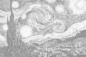 Vincent Van Gogh - Sternenklare Nacht - Dottingo