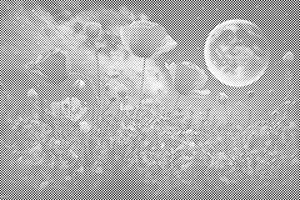 Mohnblumen im Mondlicht - Dottingo