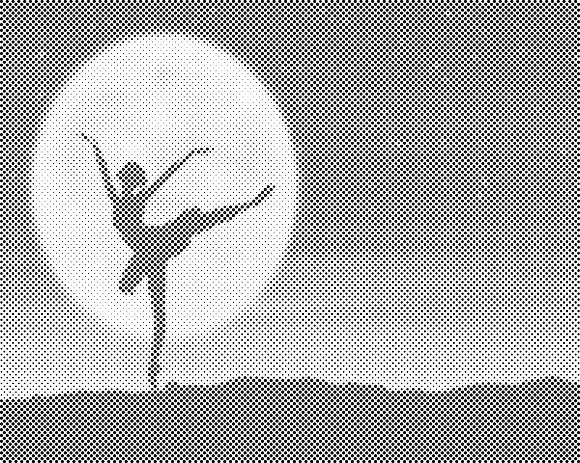 Ballerina bei Vollmond - Dottingo
