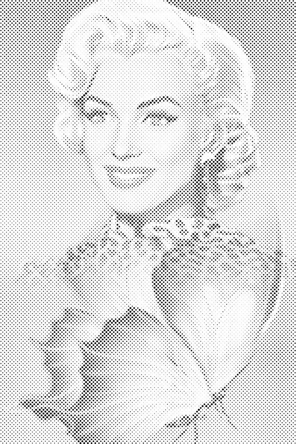 Marilyn Monroe mit einem Schmetterling - Dottingo