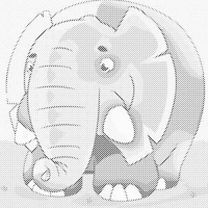Runder Elefant - Dottingo