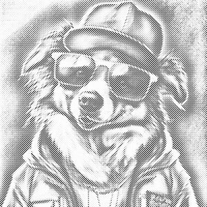 Hund mit stylischer Brille 3 - Dottingo