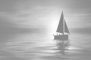 Boot bei Sonnenuntergang - Dottingo
