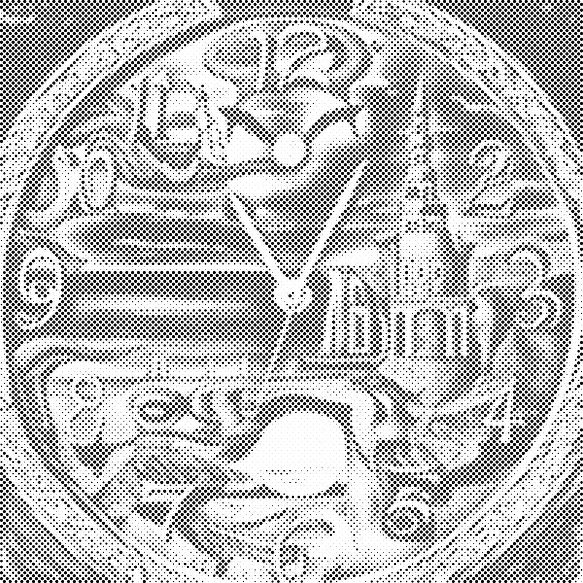 Abstrakte Uhr - Dottingo