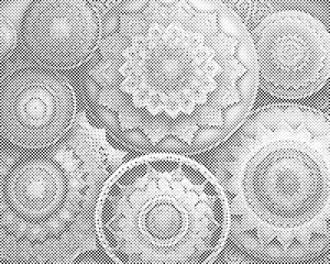 Blumiges Mandala-Muster - Dottingo