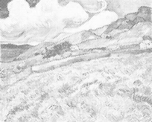 Vincent van Gogh - Weizenfeld mit Bergen - Dottingo