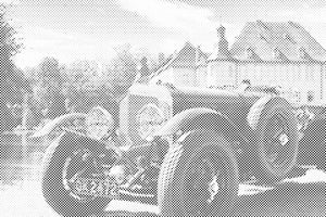 Auto vor dem Schloss - Dottingo