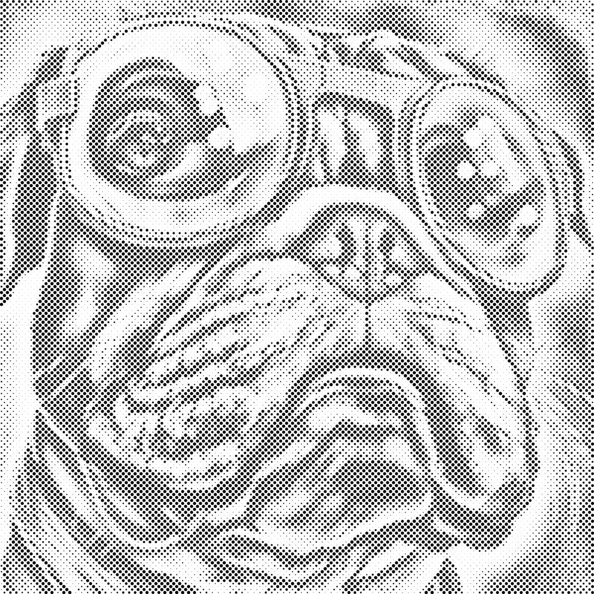 Hund mit stylischer Brille 2 - Dottingo